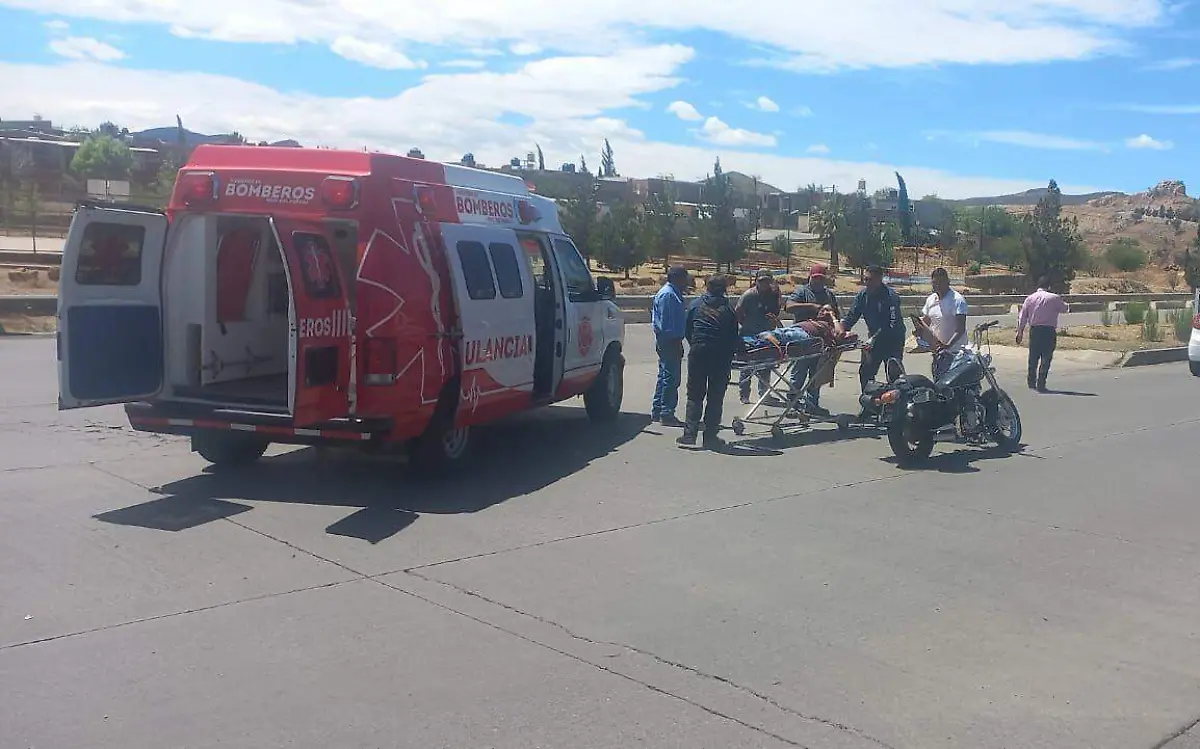 accidente motociclista omite alto